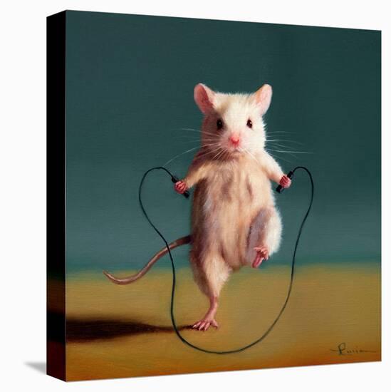 Gym Rat Jump Rope-Lucia Heffernan-Stretched Canvas