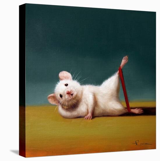 Gym Rat Side Leg Lift-Lucia Heffernan-Stretched Canvas