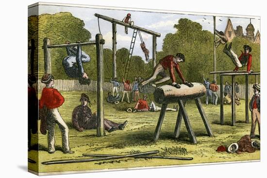 Gymnastics, 19th Century-null-Premier Image Canvas