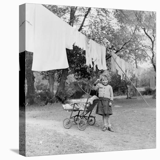 Gypsies Living in Slums under the Trees in New Forest, England-William Sumits-Premier Image Canvas