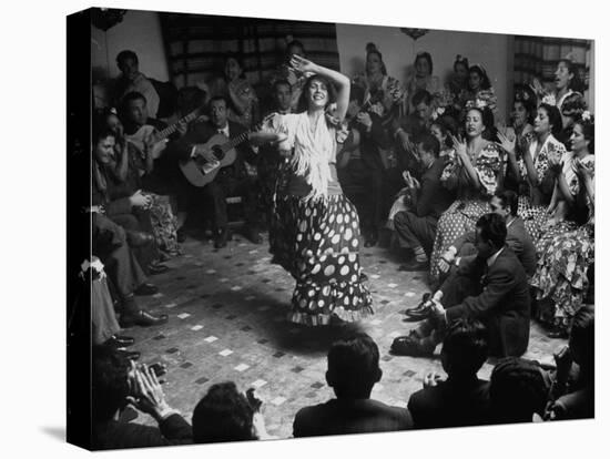 Gypsy Dancer Performing-Dmitri Kessel-Premier Image Canvas