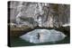 Ha Long Bay, Vietnam. View of kayaker through limestone arch.-Yvette Cardozo-Premier Image Canvas