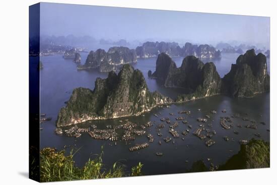 Ha Long Bay Vietnam viewed from above-Charles Bowman-Premier Image Canvas