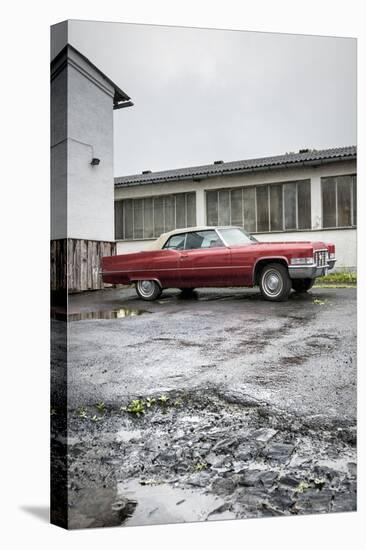 Hachenburg, Hesse, Germany, Cadillac Deville Convertible, 1969 Model, Cubic Capacity 7.0 L-Bernd Wittelsbach-Premier Image Canvas