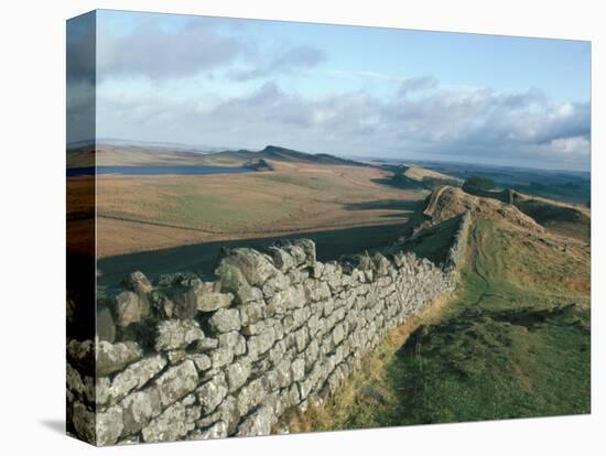 Hadrian's Wall, Unesco World Heritage Site, Northumbria, England, U.K.-Adam Woolfitt-Premier Image Canvas