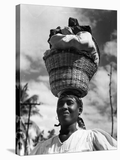 Haitian Woman Vendor, C.1959-null-Premier Image Canvas