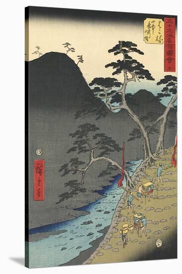 Hakone-Ando Hiroshige-Stretched Canvas