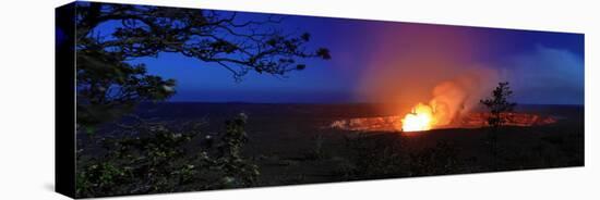 Halemaumau Crater Erupting, Hawai'I Volcanoes National Park, Kilauea Volcano, Big Island-null-Premier Image Canvas