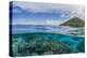 Half Above and Half Below View of Coral Reef at Pulau Setaih Island, Natuna Archipelago, Indonesia-Michael Nolan-Premier Image Canvas