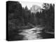 Half Dome with Sunset over Merced River, Yosemite, California, USA-Tom Norring-Premier Image Canvas