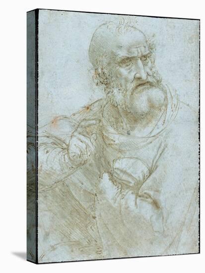 Half-Length Figure of an Apostle by Leonardo Da Vinci-Leonardo Da Vinci-Premier Image Canvas