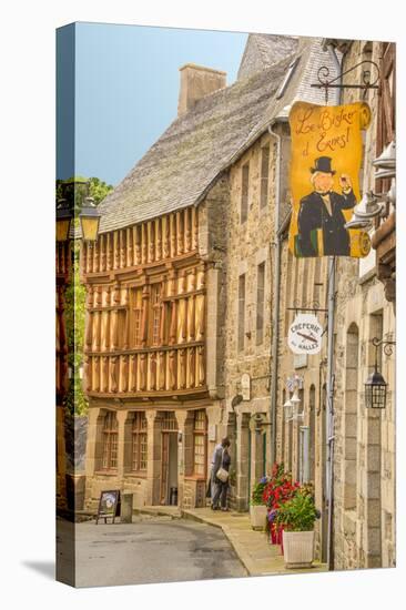 Half Timbered Houses, Old Town, Treguier, Cotes D'Armor, Brittany, France, Europe-Guy Thouvenin-Premier Image Canvas