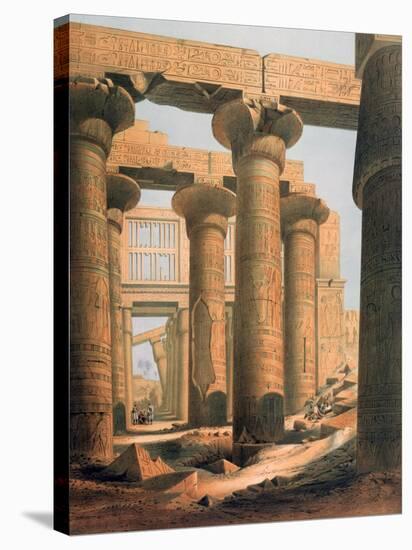 Hall at Karnak, Egypt, 19th Century-E Weidenbach-Premier Image Canvas