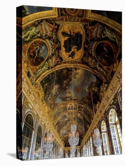 Hall of Mirrors, Palace of Versailles (Photo)-Jules Hardouin Mansart-Premier Image Canvas