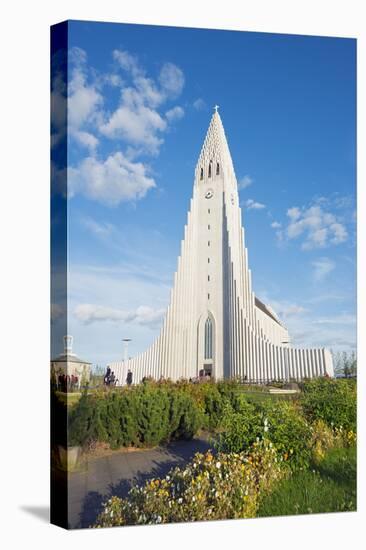 Hallgrimskirkja Church, Reykjavik, Iceland, Polar Regions-Christian Kober-Premier Image Canvas