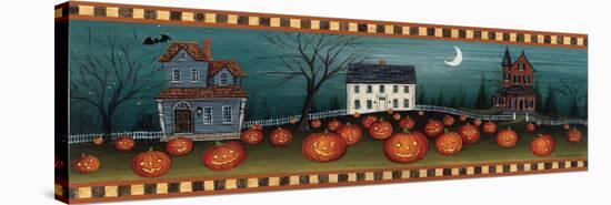 Halloween Eve Crescent Moon-David Carter Brown-Stretched Canvas