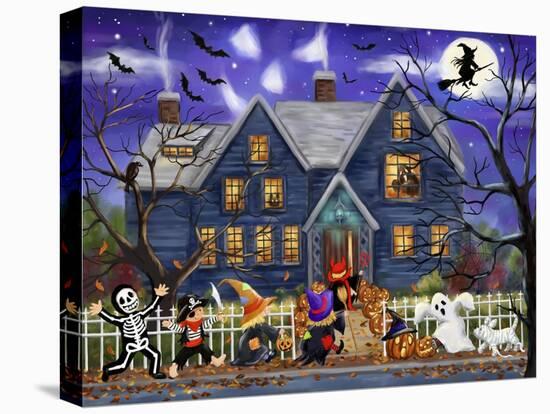 Halloween Hounted House-MAKIKO-Premier Image Canvas