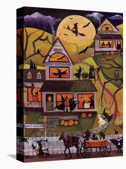 Halloween School of Witchcraft Cheryl Bartley-Cheryl Bartley-Premier Image Canvas