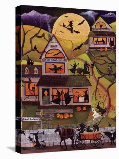 Halloween School of Witchcraft Cheryl Bartley-Cheryl Bartley-Premier Image Canvas