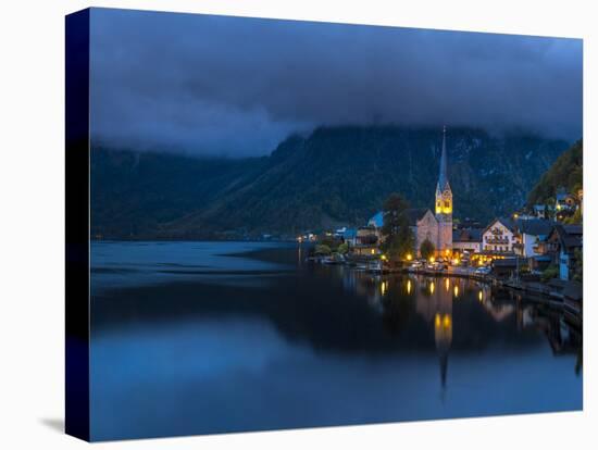 Hallstatt, Hallstatter Lake, Salzkammergut, Austria, Europe-P. Widmann-Premier Image Canvas