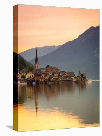 Hallstatt, Hallstattersee, Oberosterreich, Upper Austria, Austria-Doug Pearson-Premier Image Canvas