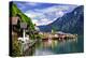 Hallstatt - Small Scenic Village in Alps, Austria-Maugli-l-Premier Image Canvas