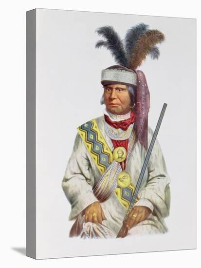 Halpatter-Micco or Billy Bowlegs, a Seminole Chief, C.1825, Illustration from 'The Indian Tribes…-Charles Bird King-Premier Image Canvas