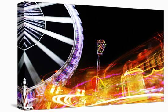Hamburg Dom, Carousel, Amusement Ride, Motion, Dynamic-Axel Schmies-Premier Image Canvas