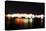 Hamburg Harbour in the Evening, Lights, Hamburg, Germany, Europe-Axel Schmies-Premier Image Canvas