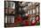 Hamburg, Neanderstrasse, Half-Timbered Houses, Facades, Flowers-Catharina Lux-Premier Image Canvas