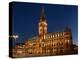 Hamburg, Panorama, City Hall Market, in the Evening-Catharina Lux-Premier Image Canvas