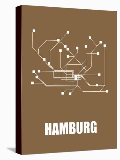 Hamburg Subway Map II-null-Stretched Canvas