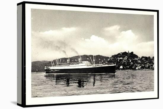 Hamburg, United States Lines, Dampfer Washington-null-Premier Image Canvas