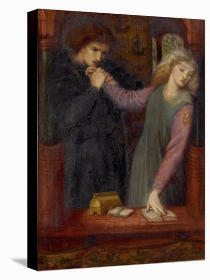 Hamlet and Ophelia, 1866-Dante Gabriel Charles Rossetti-Premier Image Canvas