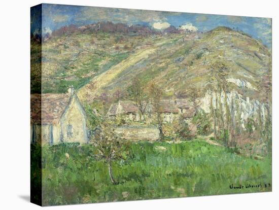 Hamlet in the Cliffs Near Giverny; Hameau De Falaises Pres Giverny, 1885-Claude Monet-Premier Image Canvas