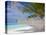 Hammock on Tropical Beach, Maldives, Indian Ocean, Asia-Sakis Papadopoulos-Premier Image Canvas