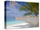 Hammock on Tropical Beach, Maldives, Indian Ocean, Asia-Sakis Papadopoulos-Premier Image Canvas