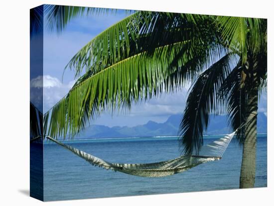 Hammock, Tahiti, Society Islands, French Polynesia, South Pacific Islands, Pacific-Sylvain Grandadam-Premier Image Canvas