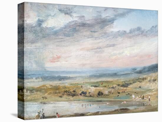 Hampstead heath, with pond and bathers, 1821-John Constable-Premier Image Canvas