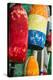 Hampton Beach, New Hampshire - Colorful Bouys-Lantern Press-Stretched Canvas