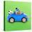 Hamster Driving Miniature Sports Convertible Car-null-Premier Image Canvas