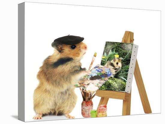 Hamster Painting-null-Premier Image Canvas