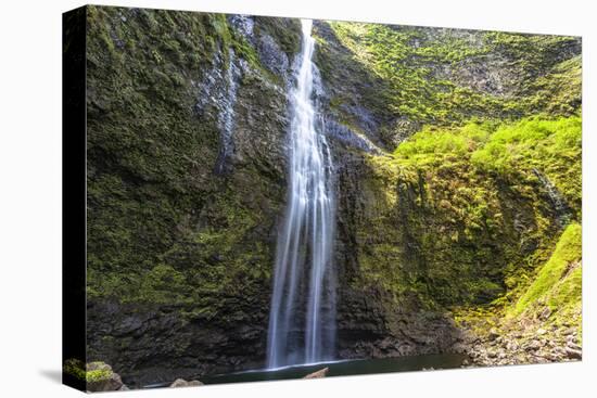 Hanakapiíai Falls Along the Na Pali Coast of Kauai-Andrew Shoemaker-Premier Image Canvas