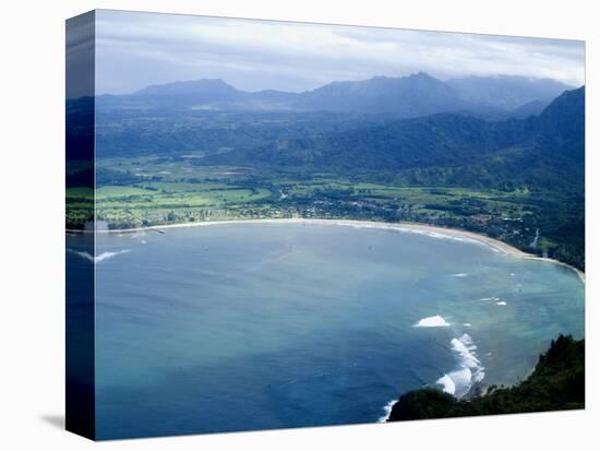 Hanalei Bay, Kauai, Hawaii, United States of America, Pacific, North America-Ethel Davies-Premier Image Canvas