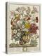 Hand Colored Engraving of Bouquet- October, 1730-Robert Furber-Premier Image Canvas