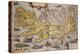 Hand Colored Map of Iceland, 1595-Abraham Ortelius-Premier Image Canvas