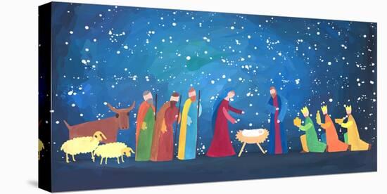 Hand Drawn Christmas Illustration-Halfpoint-Premier Image Canvas