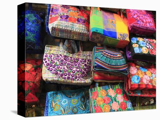 Handmade Bags, Handicraft Market, Oaxaca City, Oaxaca, Mexico, North America-Wendy Connett-Premier Image Canvas