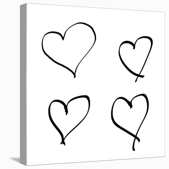 Handmade Hearts I-SD Graphics Studio-Stretched Canvas