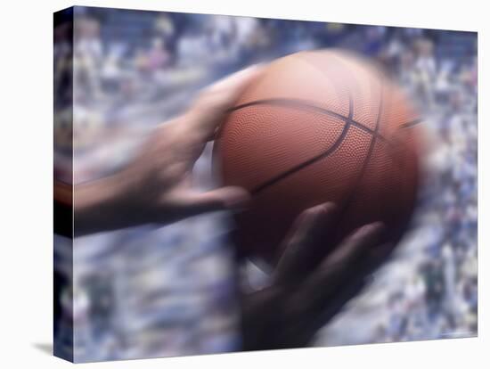 Hands Grabbing a Basketball-null-Premier Image Canvas